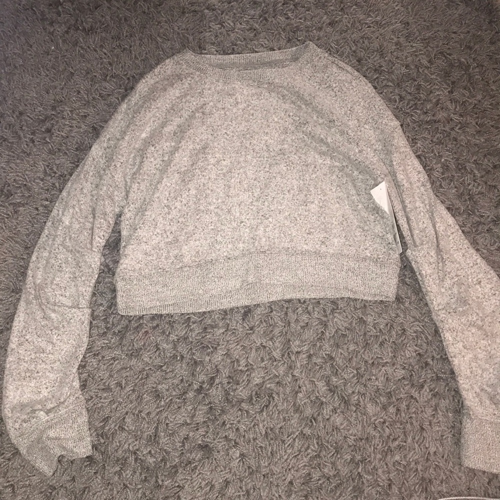 Zella Plain Gray long Sleeve